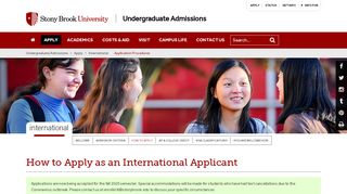 
                            3. Undergraduate Admissions - Stony Brook University