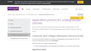 
                            13. Undergraduate applications | International | The University ...