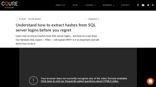 
                            5. Understand how to extract hashes from SQL server logins before you ...