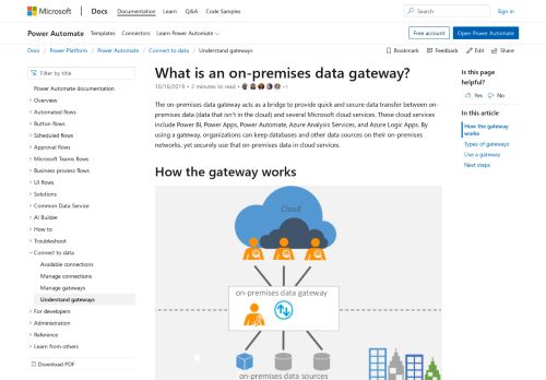 
                            6. Understand on-premises data gateways - Microsoft Flow | ...