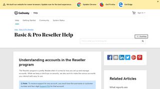 
                            3. Understanding accounts in the reseller program | Basic ... - GoDaddy