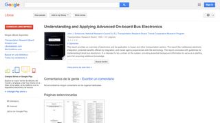 
                            12. Understanding and Applying Advanced On-board Bus Electronics
