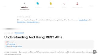 
                            13. Understanding And Using REST APIs — Smashing Magazine