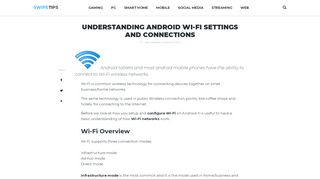 
                            11. Understanding Android Wi-Fi Settings and Connections