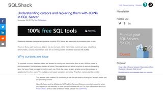 
                            12. Understanding cursors and replacing them with JOINs in SQL Server
