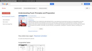 
                            11. Understanding Food: Principles and Preparation - Google Books-Ergebnisseite