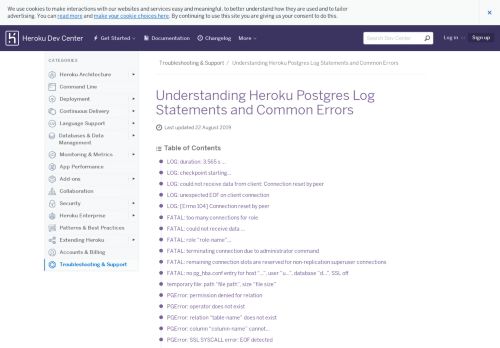 
                            13. Understanding Heroku Postgres Log Statements and Common Errors ...