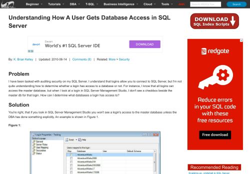 
                            6. Understanding How A User Gets Database Access in SQL Server