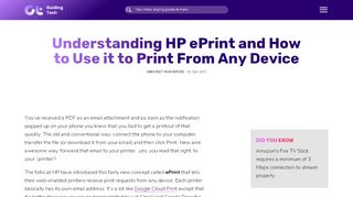 
                            7. Understanding HP ePrint and How to Use it to Print From Any Device