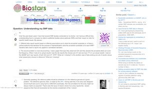 
                            13. Understanding my SNP data - Biostars