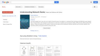 
                            9. Understanding Network Hacks: Attack and Defense with Python