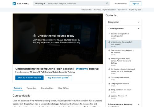 
                            13. Understanding the computer's login account - LinkedIn