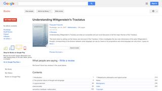 
                            7. Understanding Wittgenstein's Tractatus