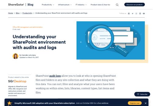 
                            7. Understanding Your SharePoint with Audit Logs - ShareGate