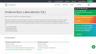 
                            9. Underwriters Laboratories (UL) Standards | IHS Markit