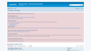 
                            11. Undo button doesn't work - Wacom Forum - Wacom Europe GmbH