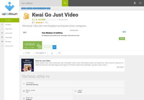 
                            8. unduh kwai go just video gratis (android)