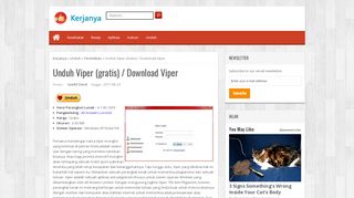 
                            7. Unduh Viper (gratis) / Download Viper (Kerjanya)