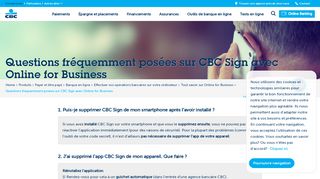 
                            8. Une question sur CBC Sign ? - CBC Banque et Assurance