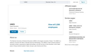 
                            7. UNED | LinkedIn