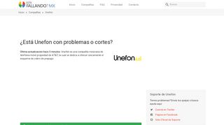 
                            13. ¿Unefon está fallando o caído? Problemas e interrupciones - ¿Está ...