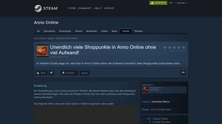 
                            5. Unendlich viele Shoppunkte in Anno Online ohne ... - Steam Community