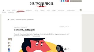 
                            5. Unerwünschte Telefonanrufe: Vorsicht, Betrüger! - Wirtschaft ...