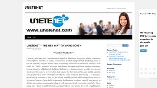 
                            1. UNETENET | EARN MONEY FROM HOME