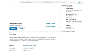 
                            10. Uneweb Instituto | LinkedIn