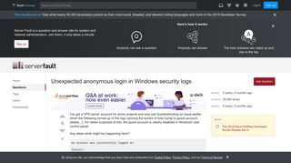 
                            1. Unexpected anonymous login in Windows security logs - Server Fault