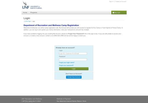 
                            11. UNF Recreation and Wellness Online