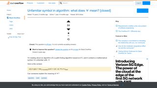 
                            9. Unfamiliar symbol in algorithm: what does ∀ mean? - Stack Overflow