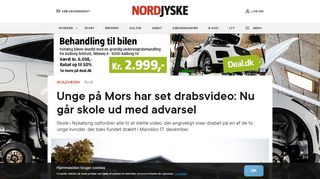 
                            10. Unge på Mors har set drabsvideo: Nu går skole ud med advarsel ...