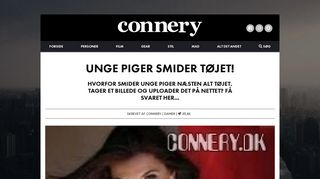 
                            9. Unge piger smider tøjet! - Connery.dk