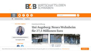 
                            9. Uni Augsburg: Neues Wohnheim für 27,5 Millionen Euro - Augsburg ...