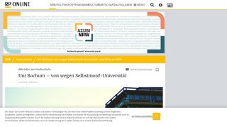 
                            11. Uni Bochum: von wegen Selbstmord-Universität - alle Infos zur RUB