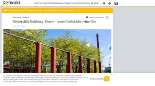 
                            13. Uni Duisburg-Essen – zwei NRW-Städte, eine Universität - RP Online