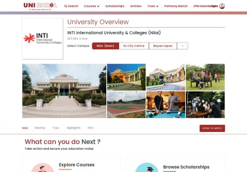 
                            6. Uni Enrol | INTI International University & Colleges