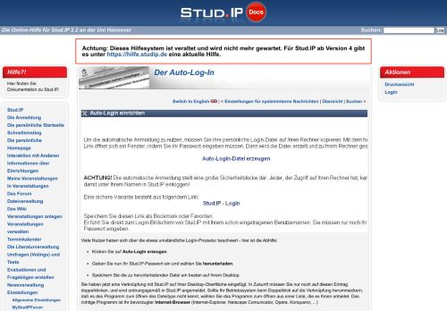
                            9. Uni Hannover: Stud.IP-Nutzerdokumentation: Der Auto-Log-In