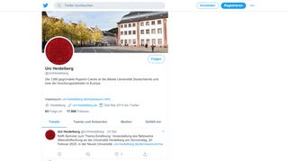 
                            5. Uni Heidelberg (@UniHeidelberg) | Twitter