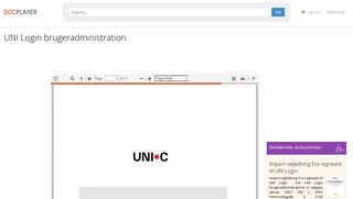 
                            10. UNI Login brugeradministration - PDF