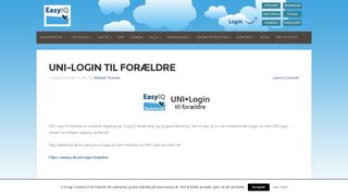 
                            7. UNI-Login til forældre - EasyIQ