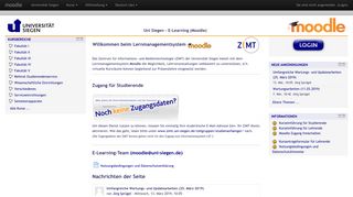 
                            9. Uni Siegen - E-Learning (Moodle)