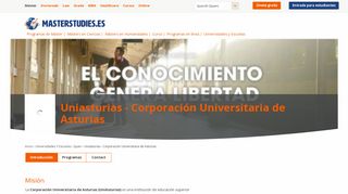 
                            3. Uniasturias - Corporación Universitaria de Asturias in Spain - Master