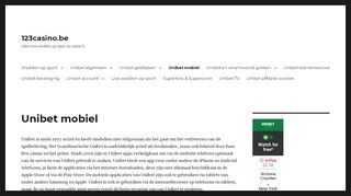 
                            13. Unibet mobiel - Wedden op sport