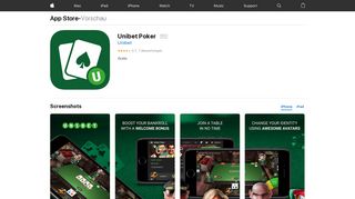 
                            8. Unibet Poker im App Store - iTunes - Apple