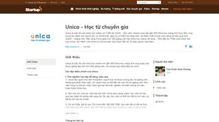 
                            11. Unica - Học từ chuyên gia - Startup VnExpress
