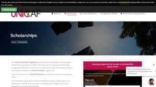 
                            2. UNICAF - Scholarship Programme | UNICAF Scholarships - Earn a ...