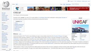 
                            8. UNICAF - Wikipedia