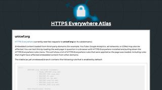 
                            8. unicef.org - HTTPS Everywhere Atlas